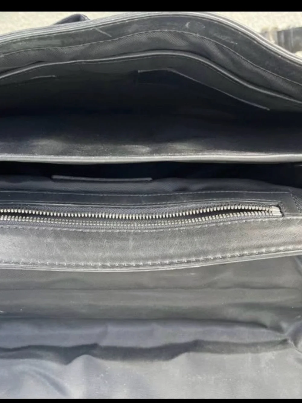 Classic Black Leather Messenger Bag - Professional Men's Satchel by Coach